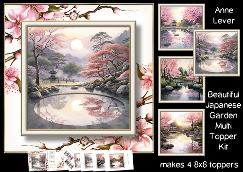 Beautiful Japanese Garden Multi Topper Kit