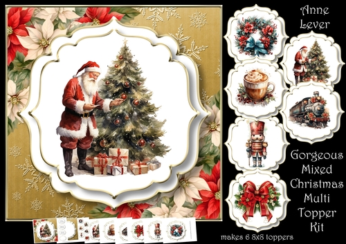 Gorgeous Mixed Christmas 1 Multi Topper Kit