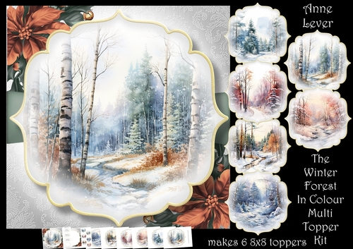 The Winter Forest In Colour Multi Topper Kit