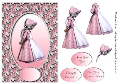 Bonnet Birthday Pink