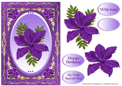 Gold and Purple Opulence