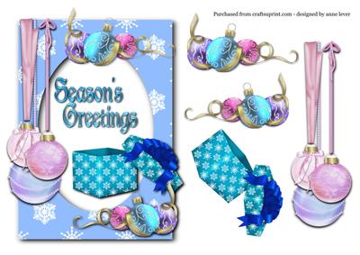Season's Greetings Topper + Decoupage