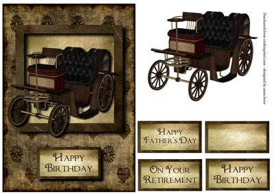 Vintage Steampunk Car - Male