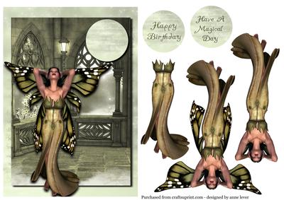 Hazel Fairy + Decoupage
