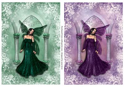 Teal & Purple Fairy Toppers