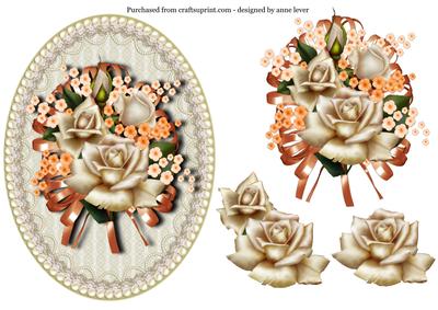 Lace & Pearl Floral Bouquet
