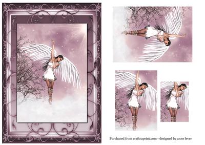 Lavender Fairy Pyramid Stacker Topper