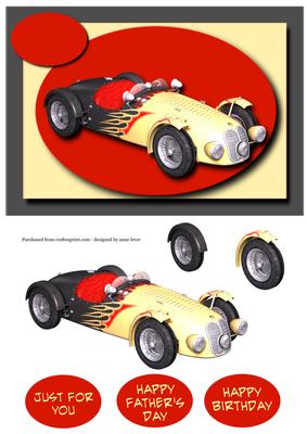 Wheels on Fire - Vintage Car
