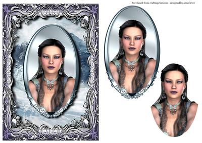 Ice Queen + Decoupage
