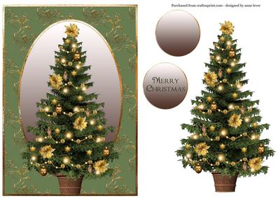 Golden Christmas Tree