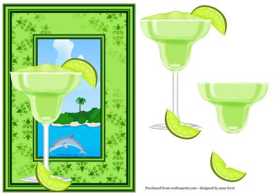 Tropical Cocktail - Lime Margarita