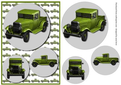 Green Pickup Quick Card + Easy Layers