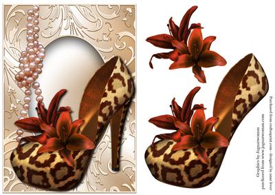 Jaguar Shoe & Shimmering Frame