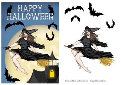 Halloween - Sexy Flying Witch
