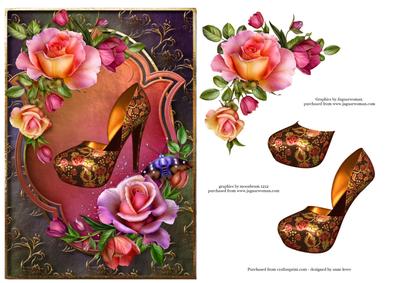 Roses Romantica & Boho Diva Shoe