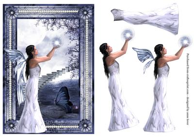 The Light Fairy + Decoupage