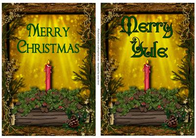 Merry Christmas Merry Yule - Yule Log