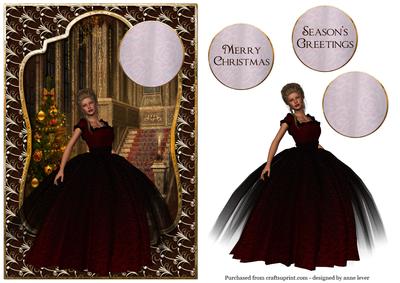 The Belle of the Christmas Ball - Red