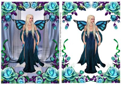 Sapphire Calisi Fairy & Blue Roses