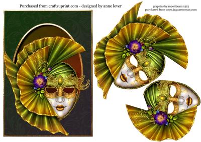 Venetian Masquerade - Green