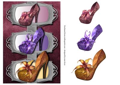 Orchid Diva Shoe Trio
