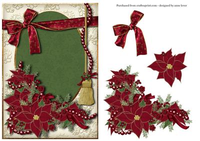 Cranberry Christmas Poinsettias