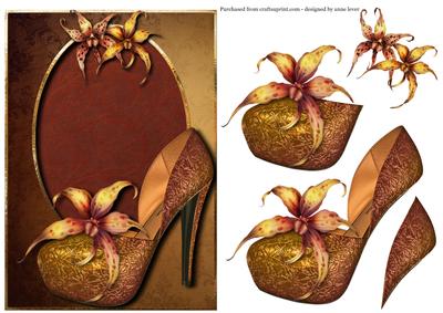 Orchid Diva Shoe - Gold