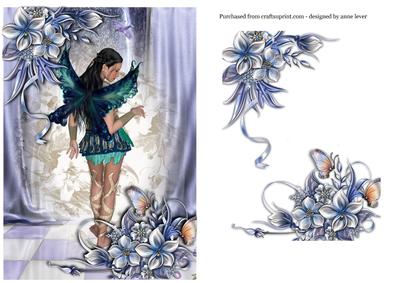 Beautiful Blue Fairy & Wynter Flowers