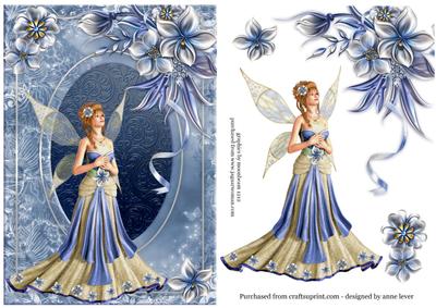 Winter Fairy Queen + Decoupage