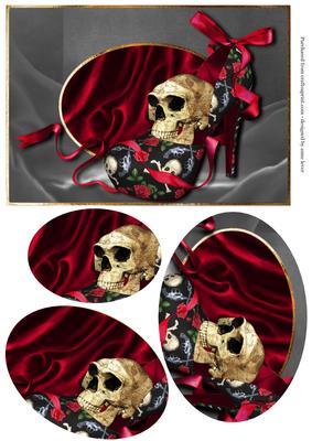 Gothic Diva Shoe & Skull - Guns 'n' Roses - Pyramid