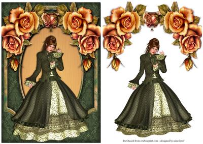 Victorian Beauty & Roses