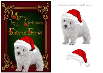 Merry Christmas from the Dog - Westie