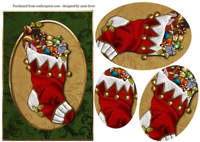 Christmas Dreams Oval Pyramid Topper