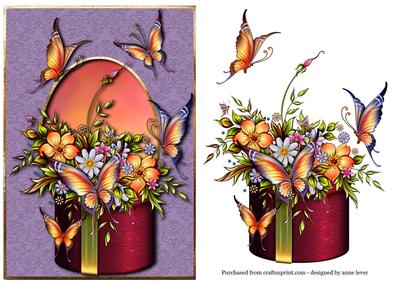 Gift Box Full of Flowers & Flutters