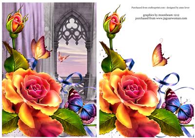 Rose and Butterfly Archway