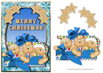 Gift Box of Christmas Cookies - Gingerbread Men
