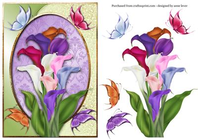 Beautiful Butterflies & Luscious Lilies