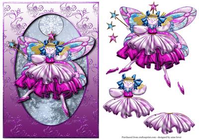 The Christmas Fairy + Decoupage