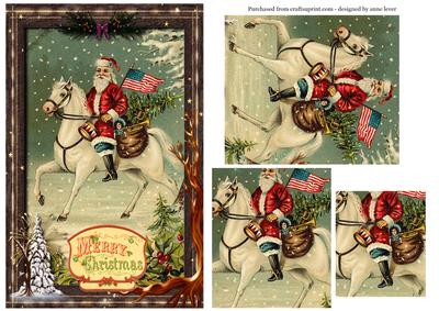 Vintage American Christmas Pyramid Topper