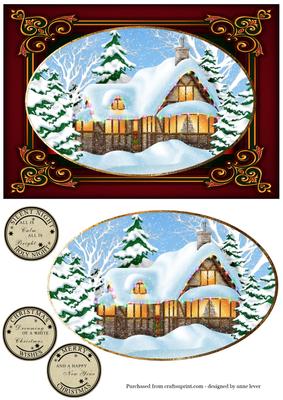Snowy Christmas Cottage
