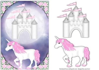 Fairytale Mooncastle & Pink Unicorn