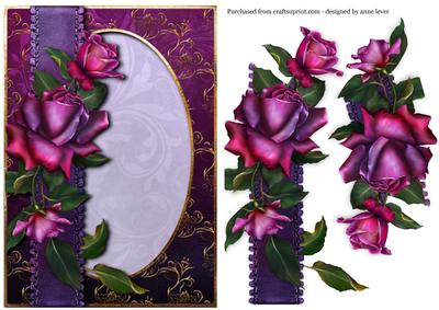 Beautiful Twilight Roses + Decoupage