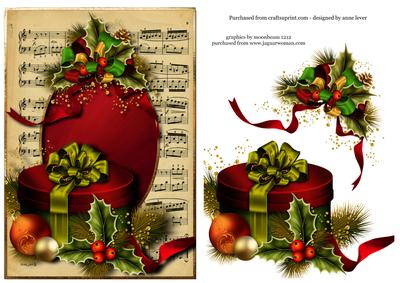Holly & Christmas Gifts + Decoupage