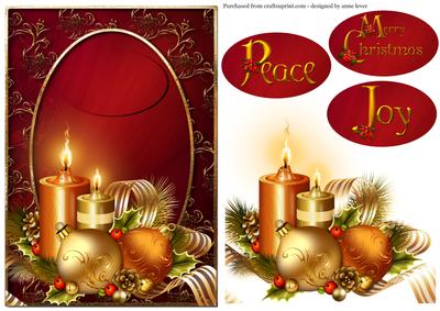 Golden & Red Christmas + Greetings