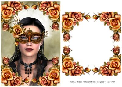 Masqued Beauty & Gorgeous Roses