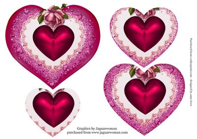 Gorgeous Valentine Heart Shaped Pyramid