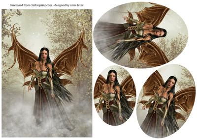 Fairy of the Misty Woods - Oval Pyramid