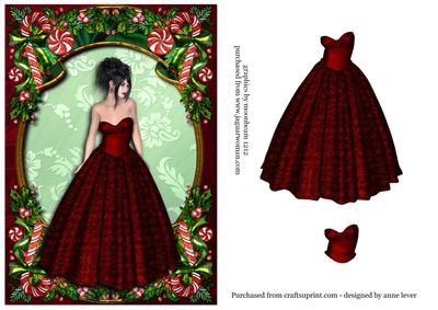 A Christmas Beauty + Decoupage