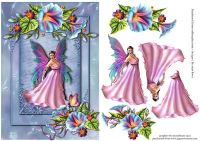 Rainbow Winged Fairy & Beautiful Morning Glory