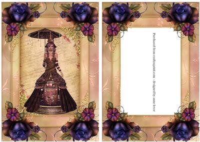Amusement Roses + Extra Decoupage Frame